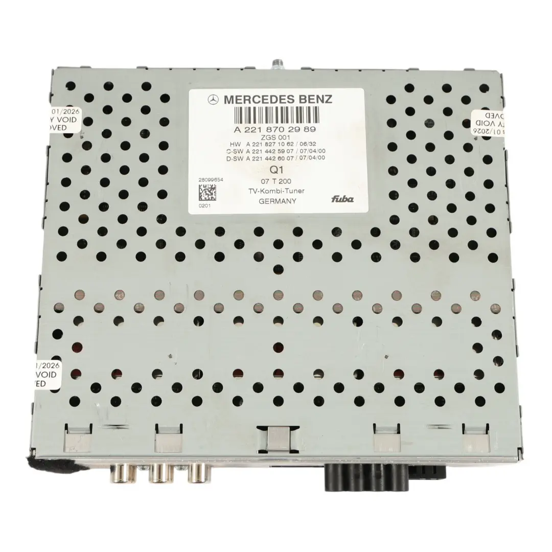 Mercedes C216 W221 R230 TV Tuner Video Control Unit Module - SKU A2218702989 - Part number A2218702989