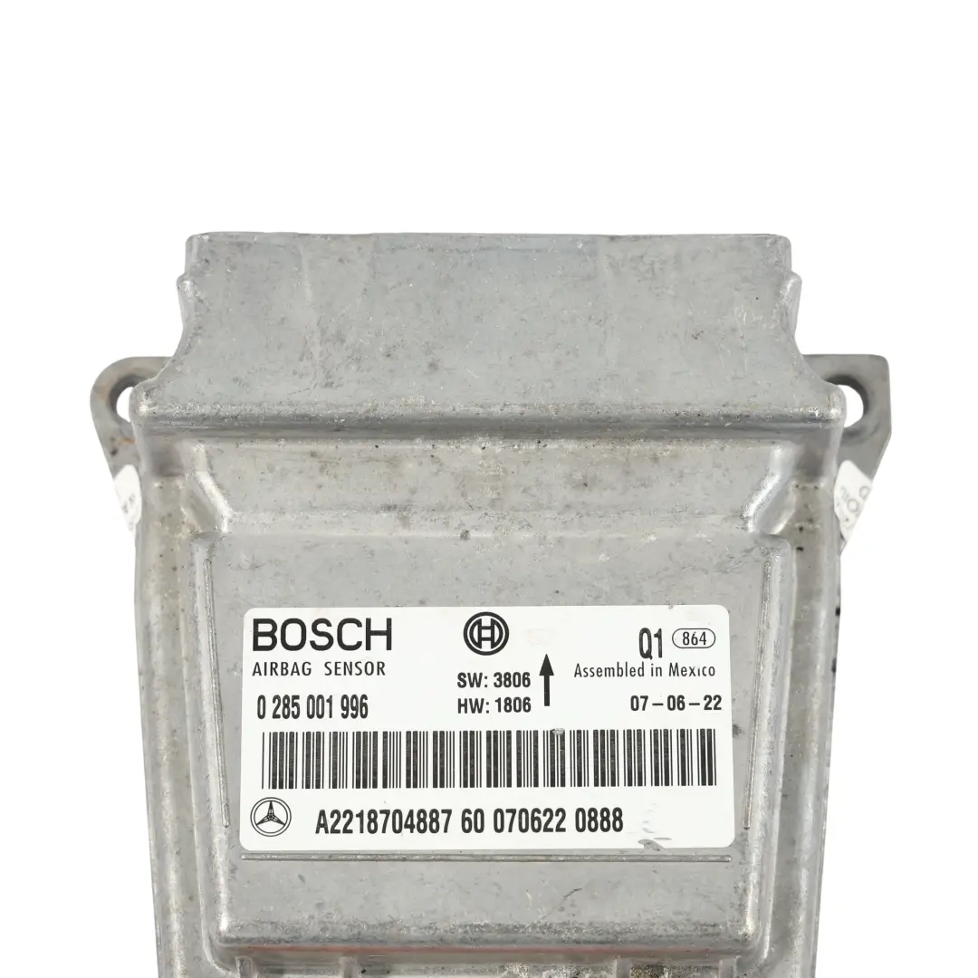 Luftsystemmodul Steuergerät Modul ECU für Mercedes C216 W221 mit Teilenummer A2218704887 Mercedes C216 W221 Luftsystemmodul Steuergerät Modul ECU - SKU A2218704887 - Teilenummer A2218704887