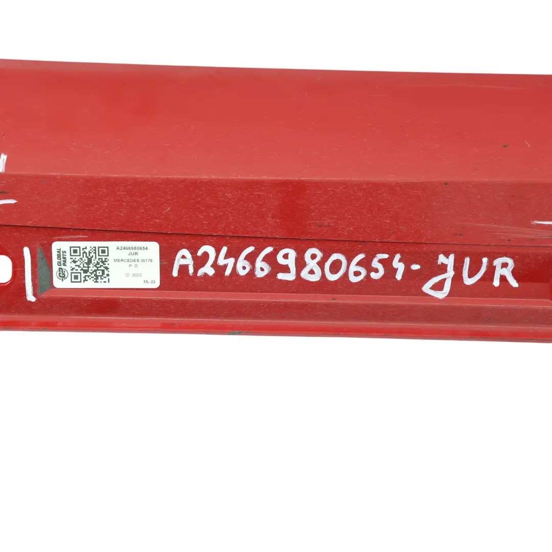 Seitenschweller Rechts Türschwellerabdeckung Jupiter Rot 589 für Mercedes W176 W246 mit Teilenummer A2466980654 Mercedes W176 W246 Seitenschweller Rechts Türschwellerabdeckung Jupiter Rot 589 - SKU A2466980654-JUR - Teilenummer A2466980654