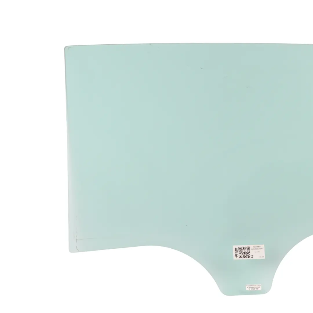 Right O/S Window Glass Green AS2 to Mercedes W242 W246 Rear with Part number A24673504 Mercedes W242 W246 Rear Right O/S Window Glass Green AS2 - SKU A2467350400 - Part number A24673504