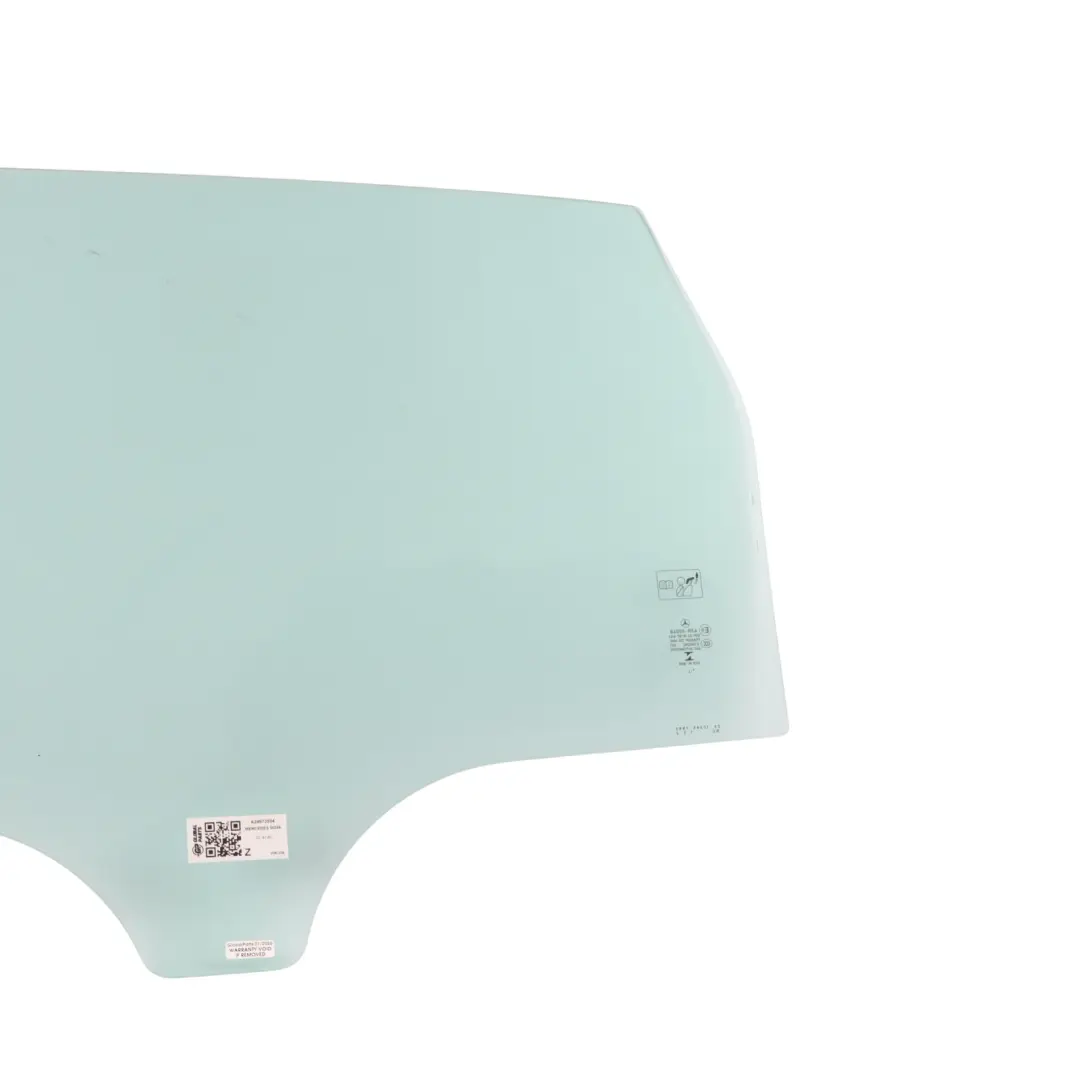 Mercedes W242 W246 Rear Right O/S Window Glass Green AS2 - SKU A2467350400 - Part number A24673504