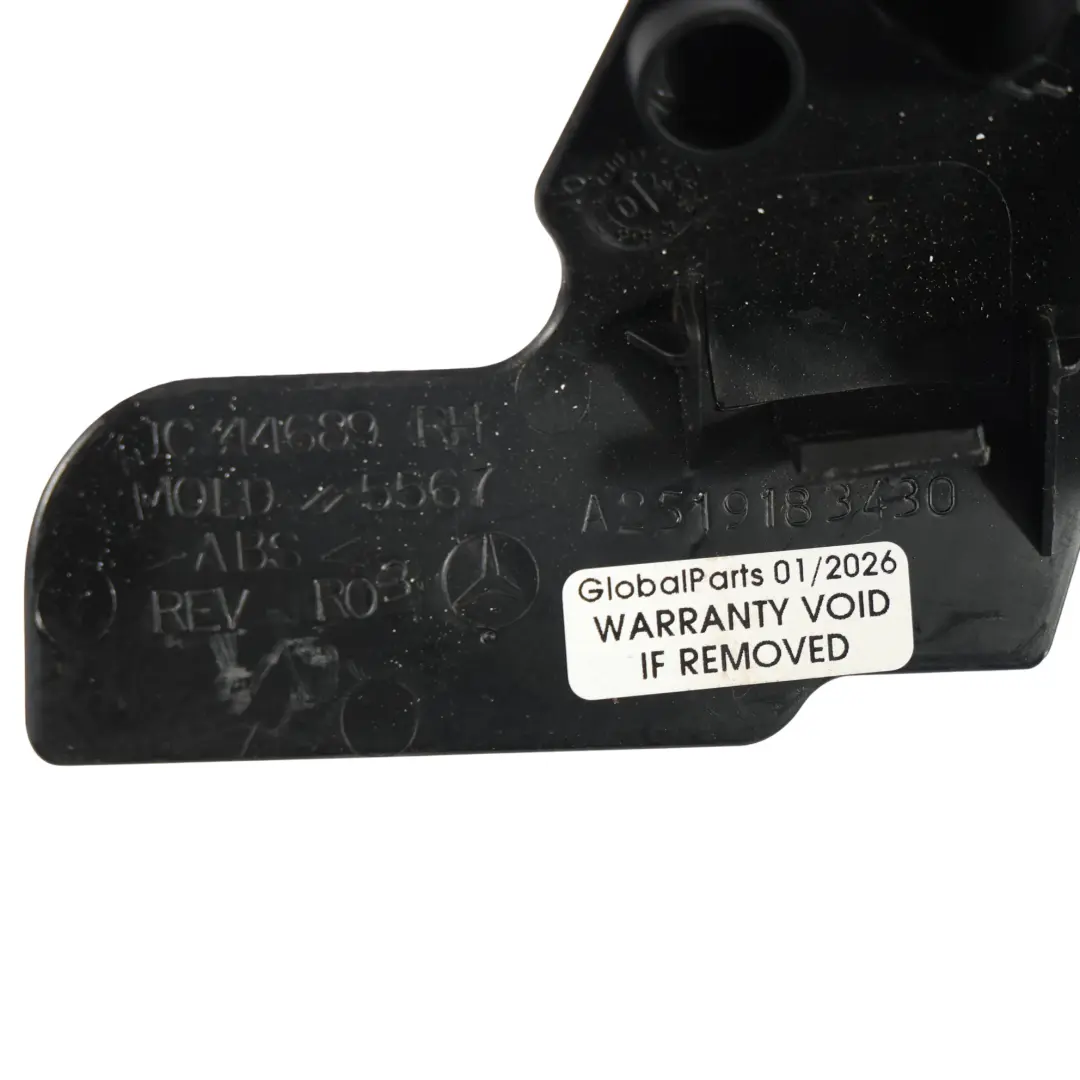 Vordersitz Äußere Abdeckung Trim Panel Rechts für Mercedes W164 V251 mit Teilenummer A2519183430 Mercedes W164 V251 Vordersitz Äußere Abdeckung Trim Panel Rechts - SKU A2519183430 - Teilenummer A2519183430