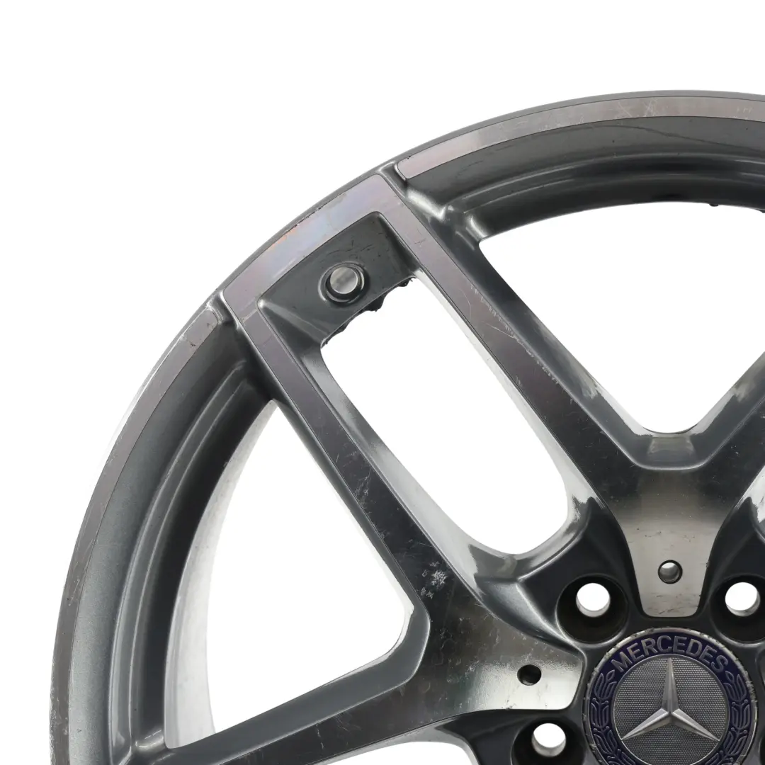 Alloy Rim 19" 9J ET:20 to Mercedes GLC C253 X253 Rear Wheel with Part number A2534013100 Mercedes GLC C253 X253 Rear Wheel Alloy Rim 19" 9J ET:20 - SKU A2534013100-1 - Part number A2534013100