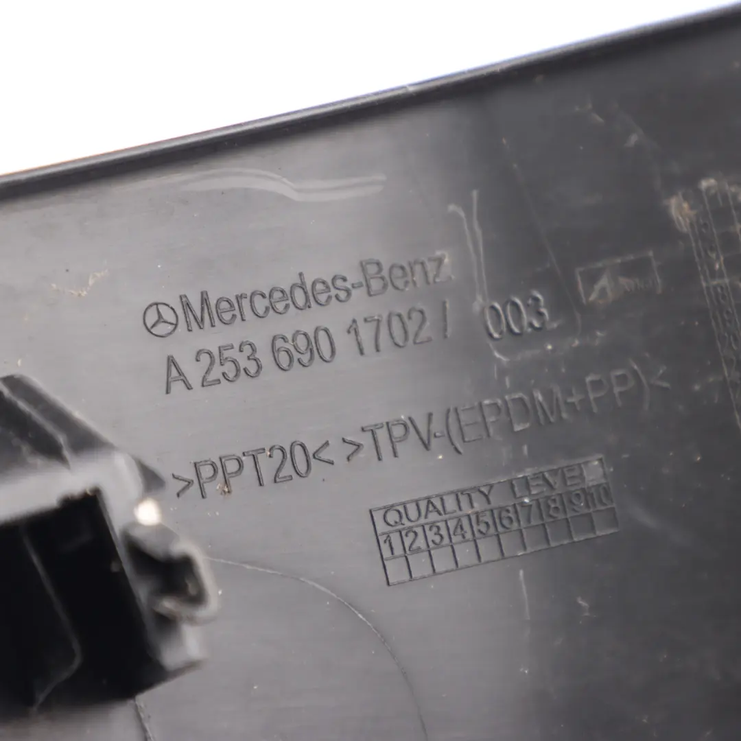 Mercedes C253 Rear Tailgate Drip Rail Cover Trim Panel Left N/S - SKU A2536901702 - Part number A2536901702