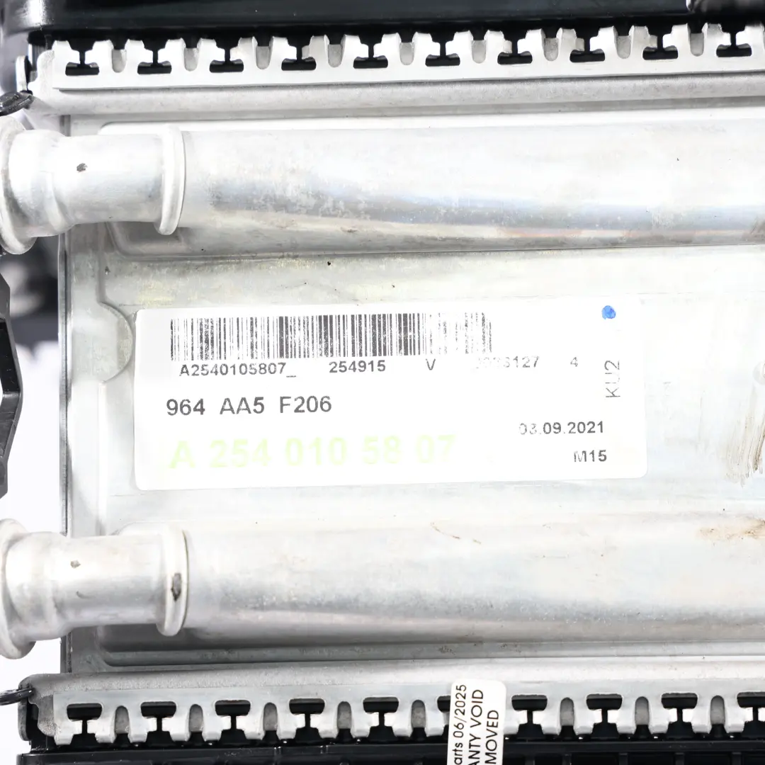 Mercedes W206 C253 Radiateur Échangeur Air M254 - SKU A2540907100 - Numéro de pièce A2540907100