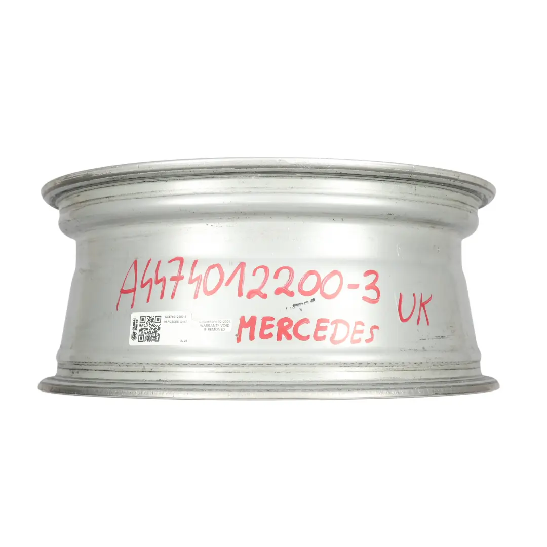 Alloy Rim 17" 7J ET:51 to Mercedes Vito Viano W447 Silver Wheel with Part number A4474012200 Mercedes Vito Viano W447 Silver Wheel Alloy Rim 17" 7J ET:51 - SKU A4474012200-3 - Part number A4474012200