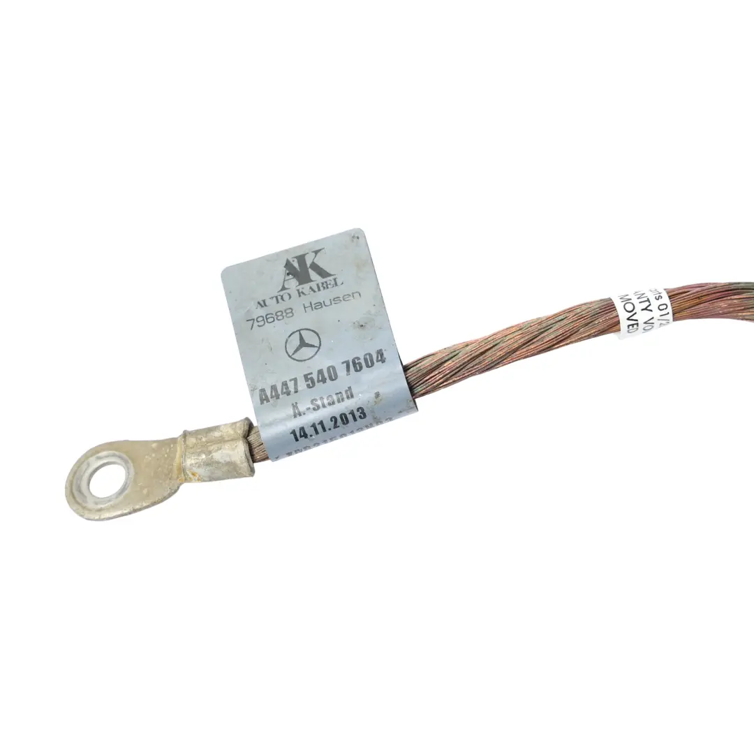 Mercedes Vito W447 Erdungskabel Negativ Batteriekabel Verdrahtung - SKU A4475407604 - Teilenummer A4475407604