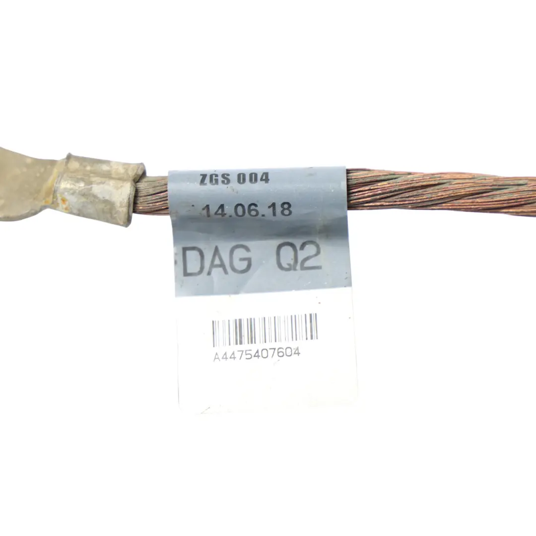 Earth Ground Cable Negative Battery Lead Wiring to Mercedes Vito W447 with Part number A4475407604 Mercedes Vito W447 Earth Ground Cable Negative Battery Lead Wiring - SKU A4475407604 - Part number A4475407604