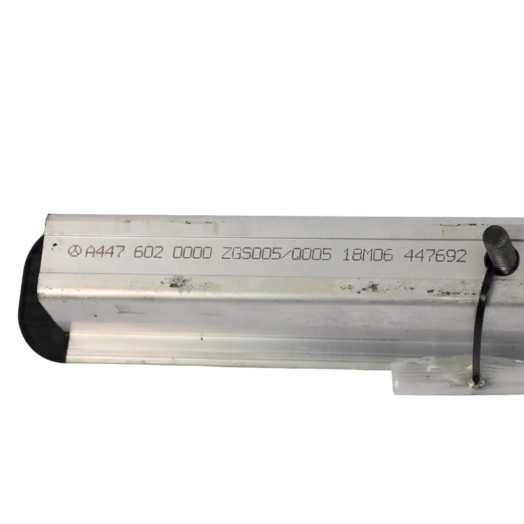 Inner Interior Floor Guide Channel Rail Carrier Mount to Mercedes W447 with Part number A4476020000 Mercedes W447 Inner Interior Floor Guide Channel Rail Carrier Mount - SKU A4476020000 - Part number A4476020000