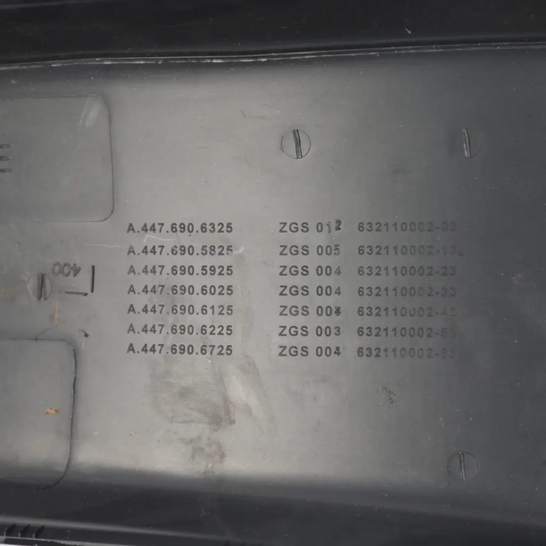 Interior B Pillar Column Lower Trim Left N/S Side to Mercedes W447 with Part number A4476906325 Mercedes W447 Interior B Pillar Column Lower Trim Left N/S Side - SKU A4476906325 - Part number A4476906325