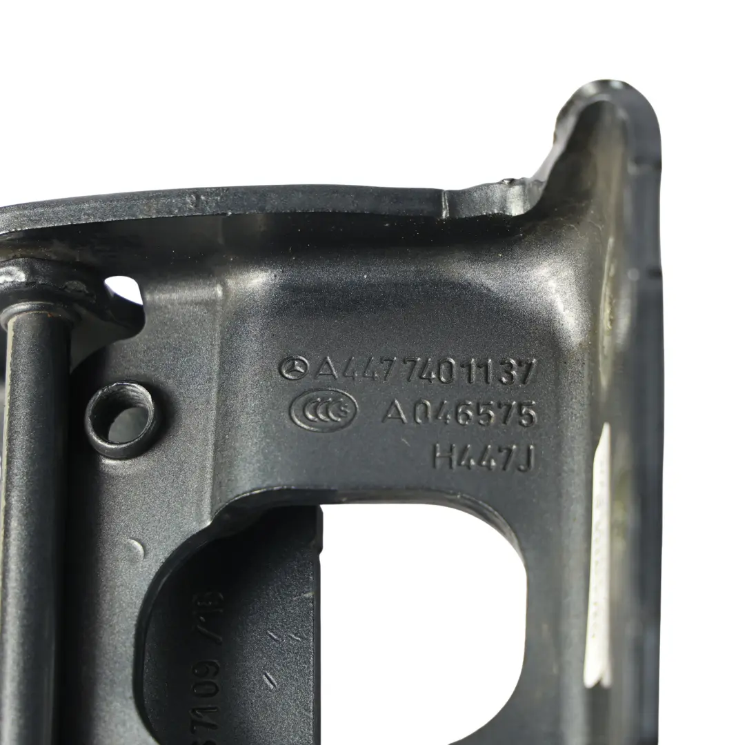 Hinge Right O/S Boot Lid Flint Grey Metallic - 368 to Mercedes Vito W447 Tailgate with Part number A4477401137 Mercedes Vito W447 Tailgate Hinge Right O/S Boot Lid Flint Grey Metallic - 368 - SKU A4477401137-FLG - Part number A4477401137