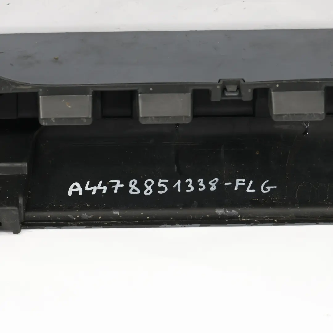 Bumper Trim Panel Covering Flint Grey Metallic - 368 to Mercedes W447 Rear with Part number A4478851338 Mercedes W447 Rear Bumper Trim Panel Covering Flint Grey Metallic - 368 - SKU A4478851338-FLG - Part number A4478851338