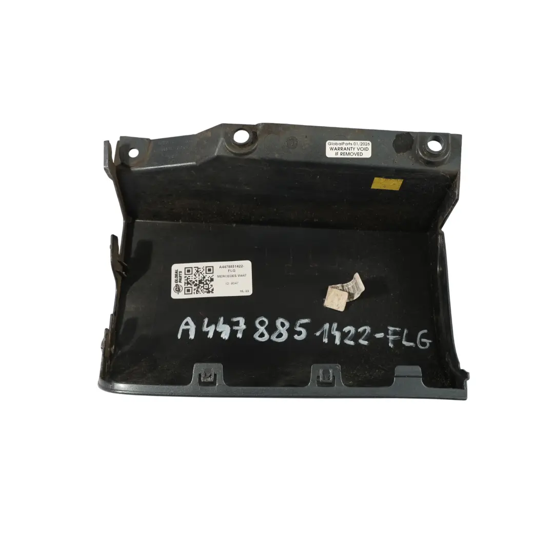 Mercedes Vito W447 Narożnik Osłona Zderzaka Lewy Tył Szara Flint Grey - 368 - SKU A4478851422-FLG - Numer Części A4478851422