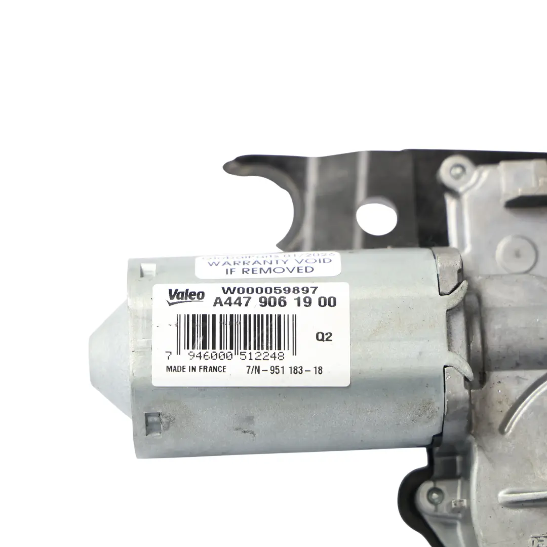 Motore Tergicristallo Portellone Posteriore per Mercedes W447 con numero di parte A4479061900 Mercedes W447 Motore Tergicristallo Portellone Posteriore - SKU A4479061900-1 - Numero di parte A4479061900