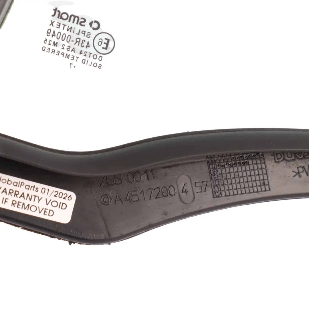 Fotrwo A451 Detachable Plug In Triangle Side Window Right O/S to Smart with Part number A4517200457 Smart Fotrwo A451 Detachable Plug In Triangle Side Window Right O/S - SKU A4517200457 - Part number A4517200457