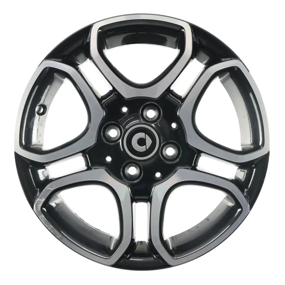 W453 Front Axle Wheel Alloy Rim 15" 5J ET:32 to Smart Fortwo with Part number A4534018500 Smart Fortwo W453 Front Axle Wheel Alloy Rim 15" 5J ET:32 - SKU A4534018500-3 - Part number A4534018500