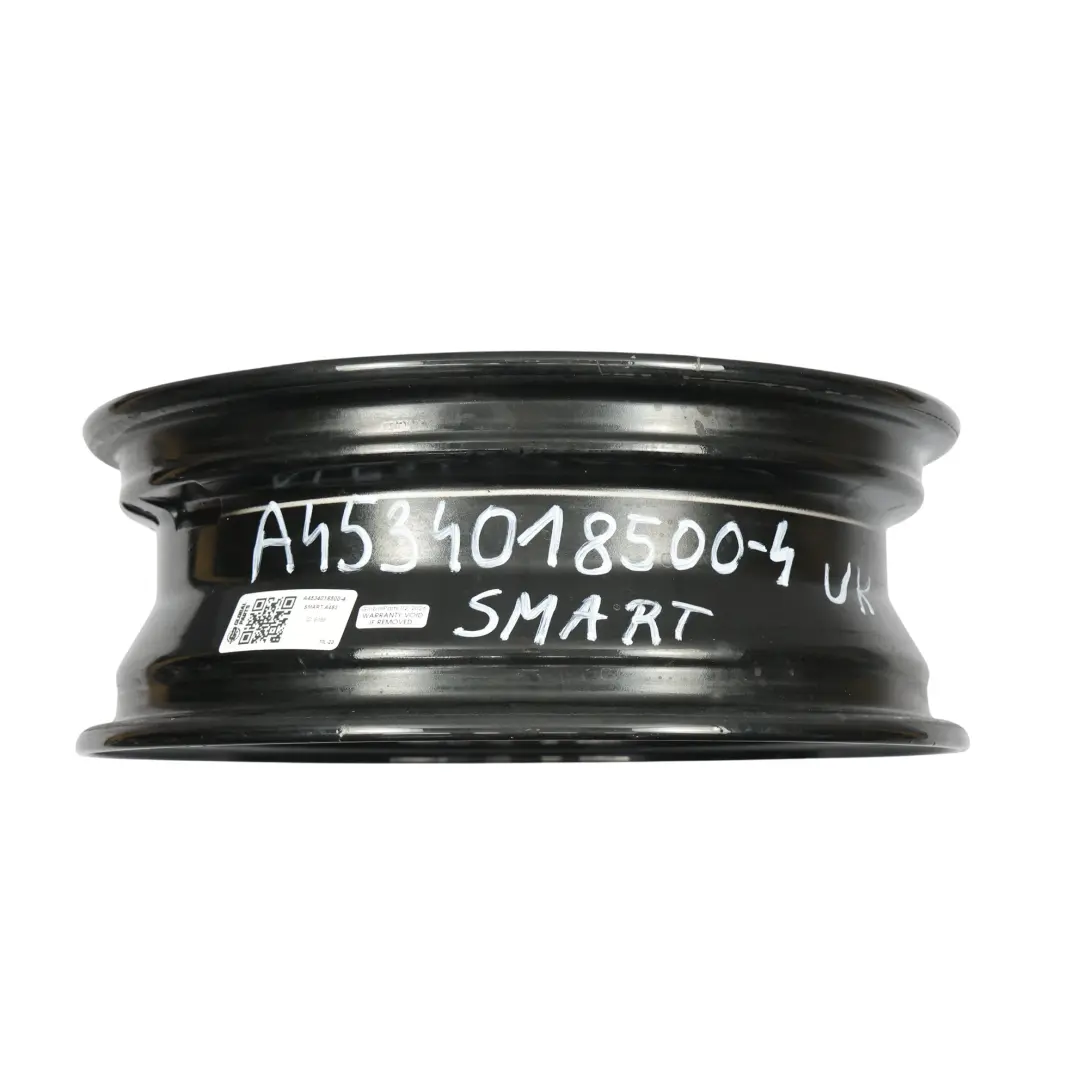 W453 Front Axle Wheel Alloy Rim 15" 5J ET:32 to Smart Fortwo with Part number A4534018500 Smart Fortwo W453 Front Axle Wheel Alloy Rim 15" 5J ET:32 - SKU A4534018500-4 - Part number A4534018500
