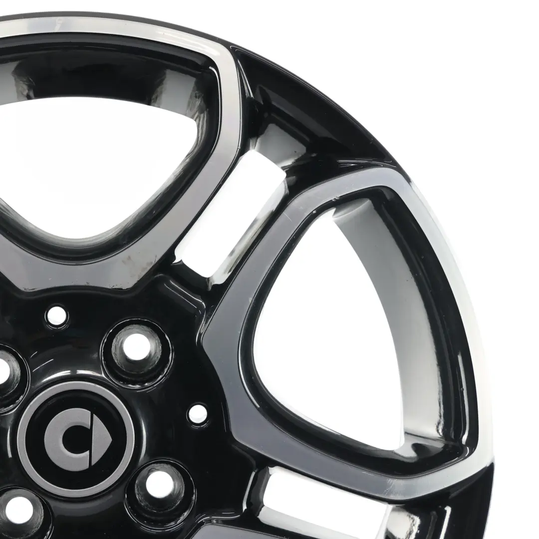 W453 Rear Axle Wheel Alloy Rim 15" 5.5J ET:42 to Smart Fortwo with Part number A4534018600 Smart Fortwo W453 Rear Axle Wheel Alloy Rim 15" 5.5J ET:42 - SKU A4534018600-4 - Part number A4534018600