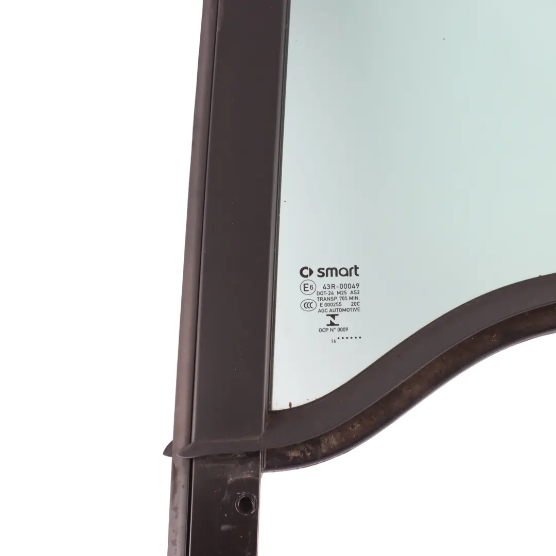 Smart Fortwo A453 Front Quarter Side Window Glass AS2 Left N/S - SKU A4537204701 - Part number A4537204701