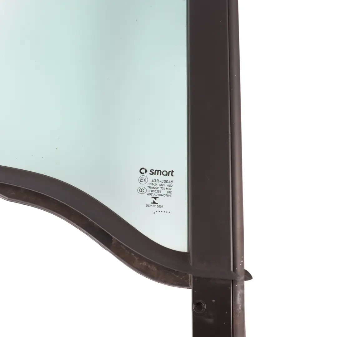 Smart Fortwo A453 Front Quarter Side Window Glass AS2 Right O/S - SKU A4537204801 - Part number A4537204801
