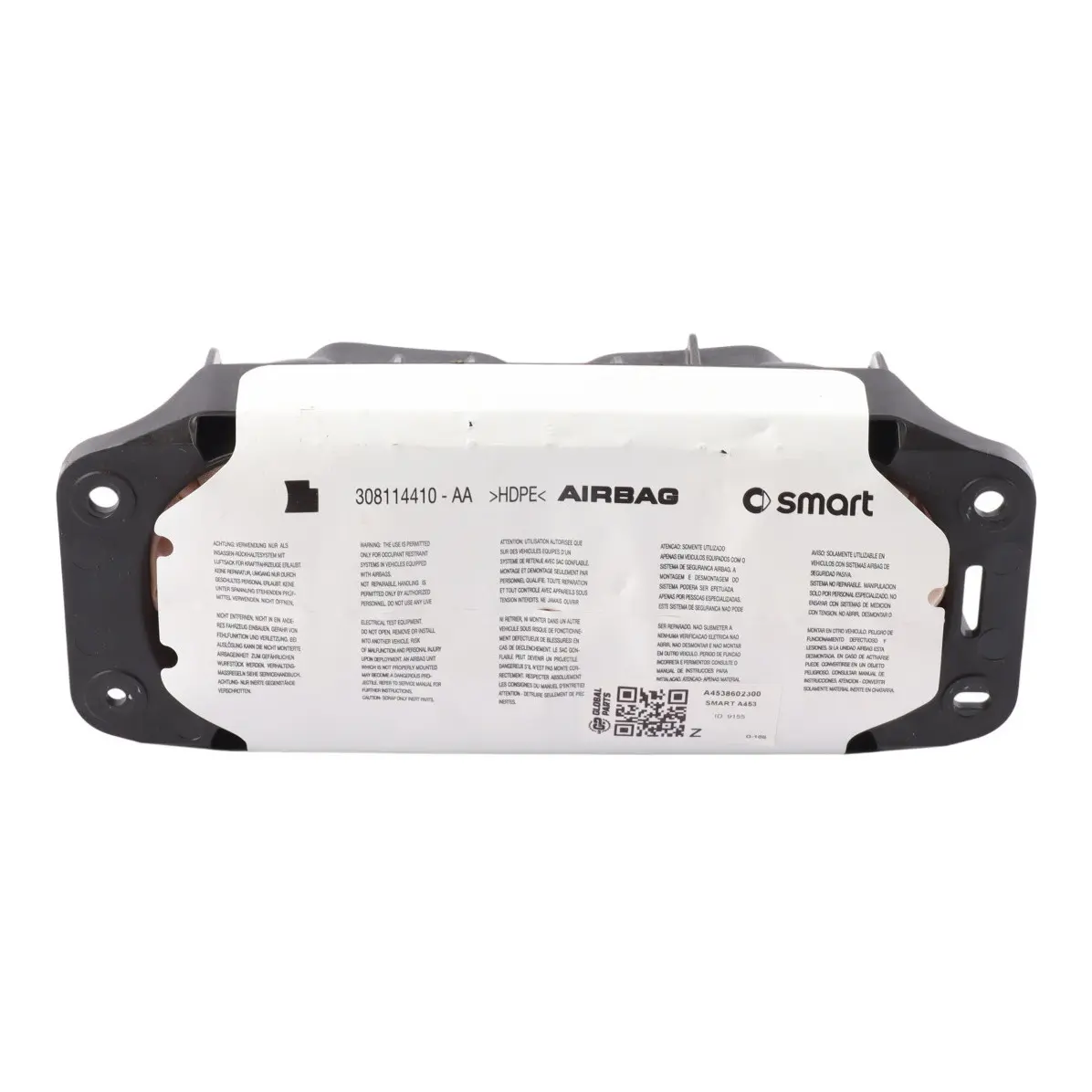 Smart A453 Air Module Front Passenger Side Dashboard Dash A4538602300