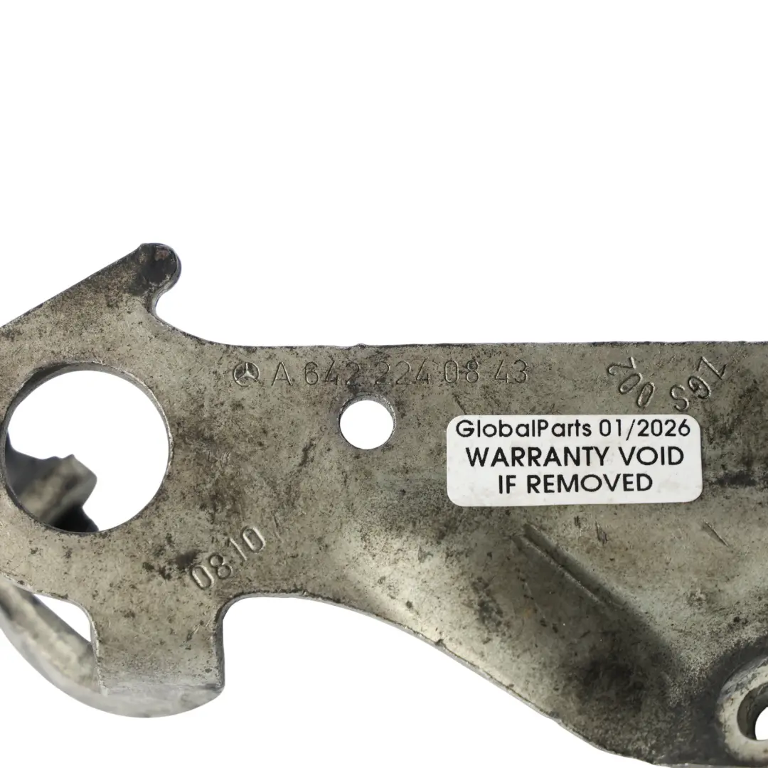 Mercedes W204 C207 W212 W639 Crochet Levage Moteur Loquet OM642 - SKU A6422240843 - Numéro de pièce A6422240843