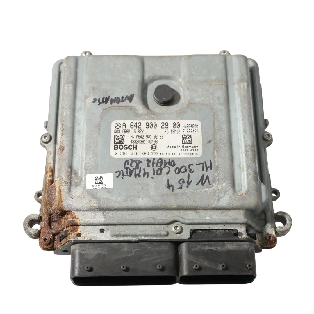 Mercedes W164 ML300 OM642.820 204HP Sterownik Silnika Automat - SKU A6429002900-11 - Numer Części A6429002900