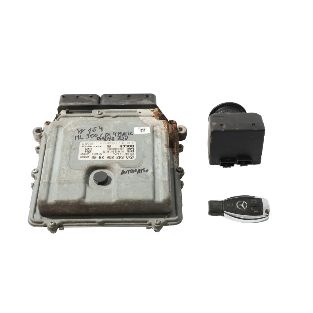 ML300 OM642.820 204HP Motorsteuerung ECU Kit Automatik für Mercedes W164 mit Teilenummer A6429002900 Mercedes W164 ML300 OM642.820 204HP Motorsteuerung ECU Kit Automatik - SKU A6429002900-11 - Teilenummer A6429002900