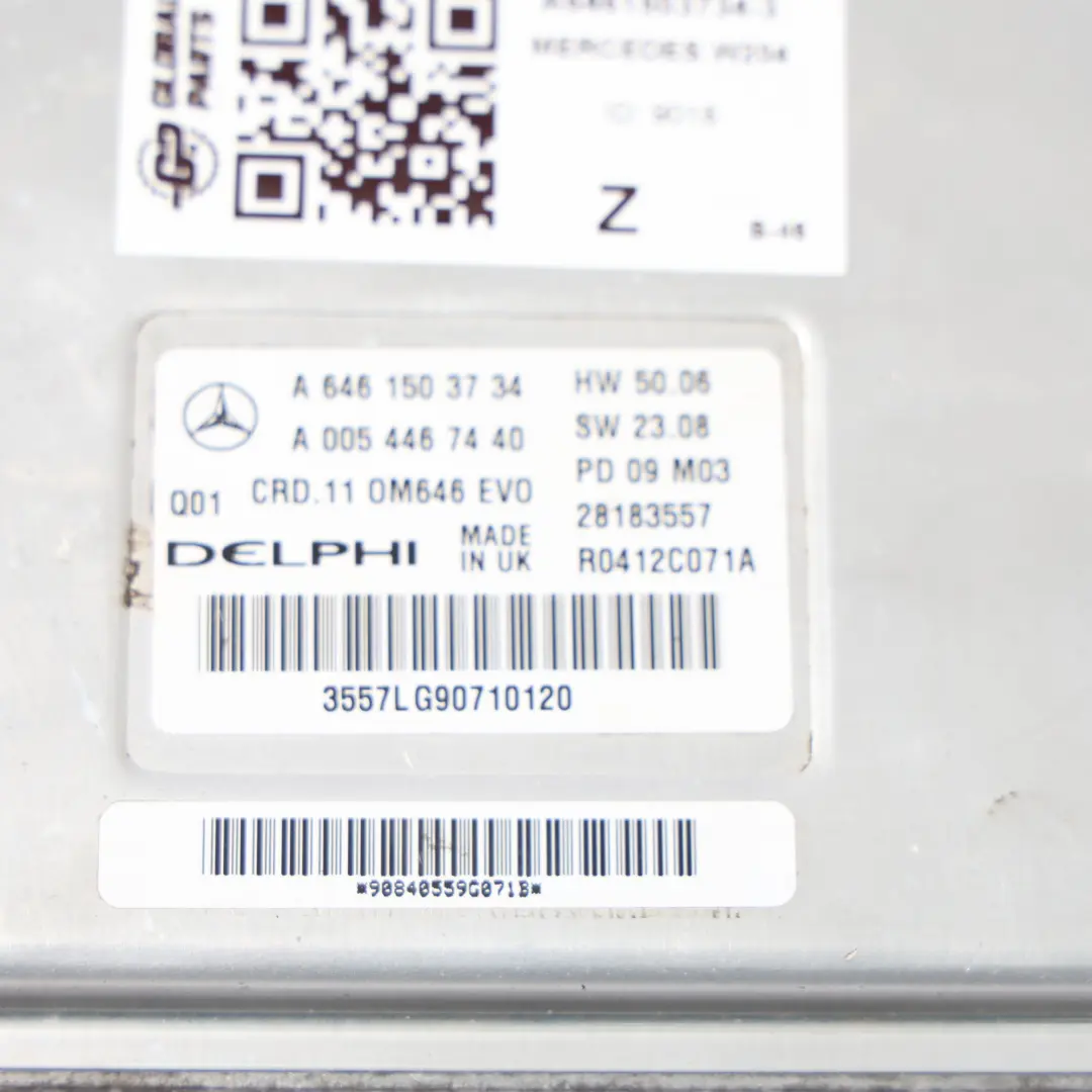 C220 CDI 170PS OM646.811 Motor Steuer Satz Automatik für Mercedes W204 mit Teilenummer A6461503734 Mercedes W204 C220 CDI 170PS OM646.811 Motor Steuer Satz Automatik - SKU A6461503734-3 - Teilenummer A6461503734