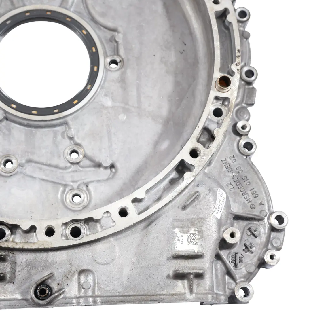 Timing Case Chain Box Cover Plate OM651 Diesel to Mercedes W204 Engine with Part number A6510150902 Mercedes W204 Engine Timing Case Chain Box Cover Plate OM651 Diesel - SKU A6510150902 - Part number A6510150902