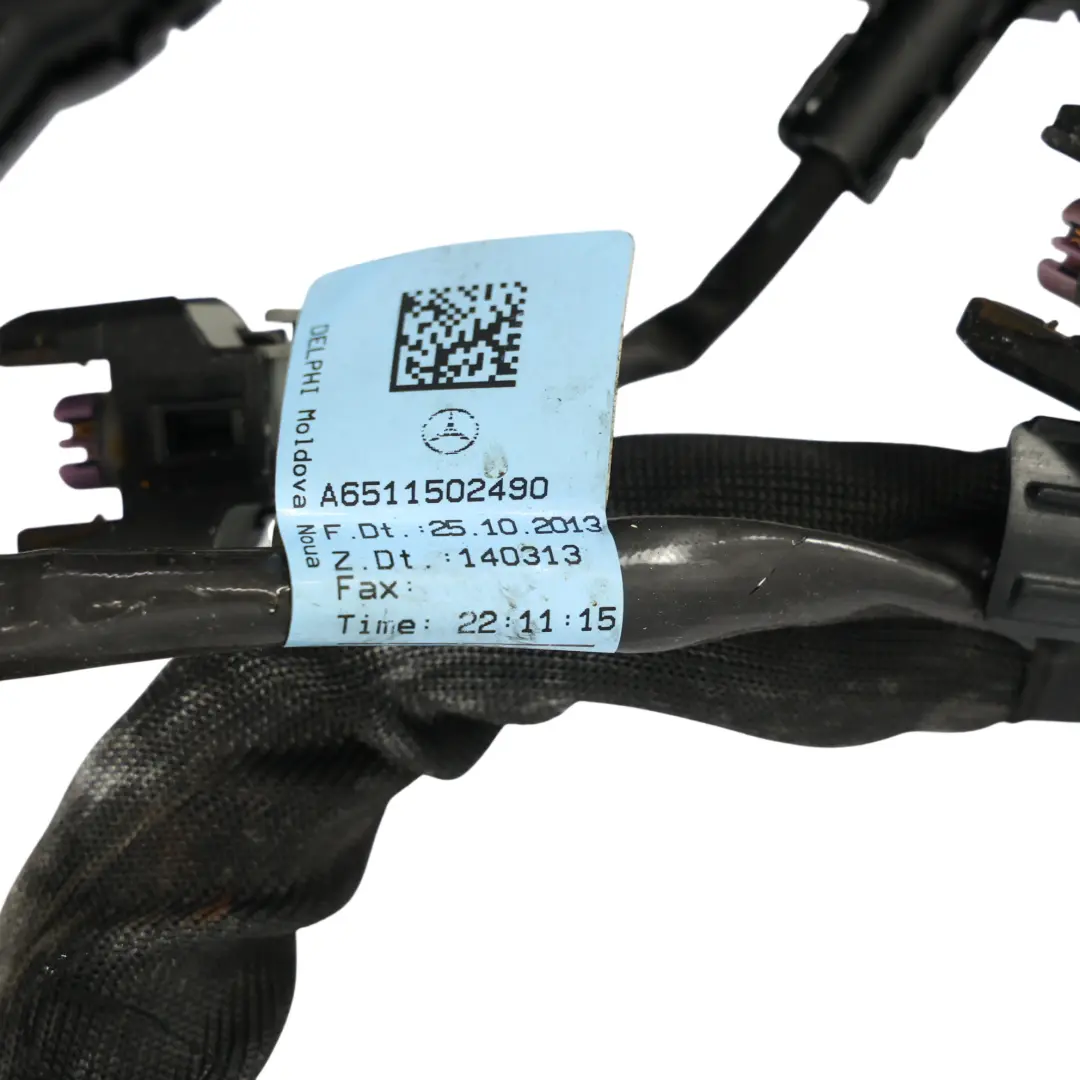 Mercedes W176 W246 Motor Diesel OM651 Mazo De Cables Cable Loom - SKU A6511502490 - Número de pieza A6511502490