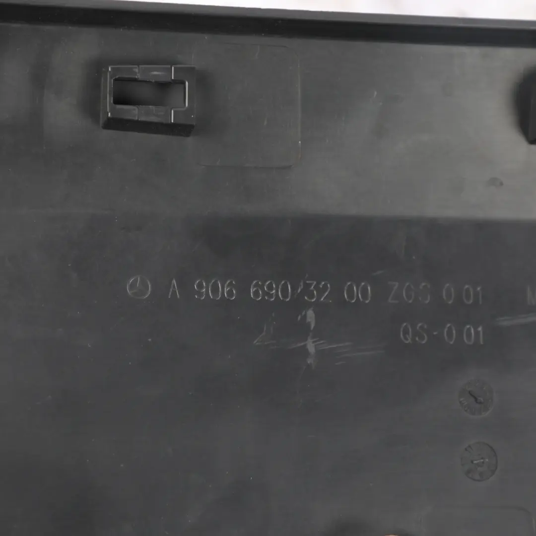 Outer Quarter Moulding Trim Cover Panel Left N/S to Mercedes W906 Rear with Part number A9066903200 Mercedes W906 Rear Outer Quarter Moulding Trim Cover Panel Left N/S - SKU A9066903200-1 - Part number A9066903200