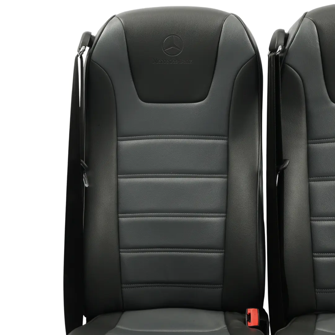 Mercedes W906 Asientos Dobles Traseros 2/3/5 Filas De Cuero Negro Izquierdo - SKU A9069501000 - Número de pieza A9069501000