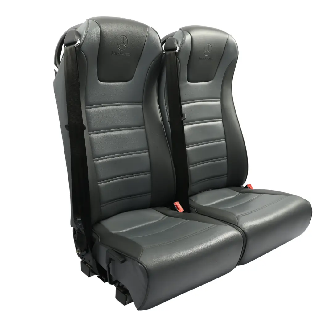 2/3/5 Row Double Seats Leather Black Left N/S to Mercedes W906 Rear with Part number A9069501000 Mercedes W906 Rear 2/3/5 Row Double Seats Leather Black Left N/S - SKU A9069501000 - Part number A9069501000