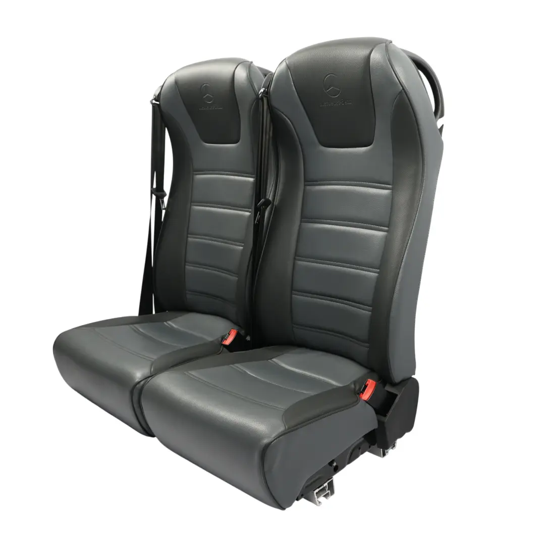 2/3/5 Row Double Seats Leather Black Left N/S to Mercedes W906 Rear with Part number A9069501000 Mercedes W906 Rear 2/3/5 Row Double Seats Leather Black Left N/S - SKU A9069501000 - Part number A9069501000