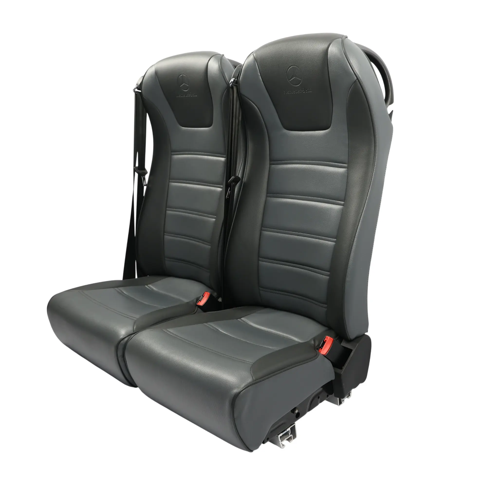 Mercedes W906 Rear 2/3/5 Row Double Seats Leather Black Left N/S