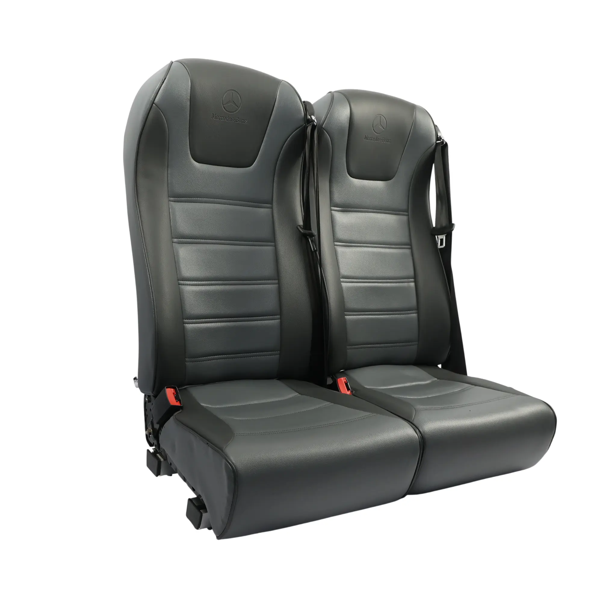 Mercedes W906 Sièges Arrière Doubles De 4E Rangée Cuir Noir Côté Gauche