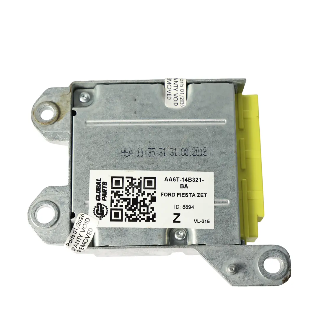 Module ECU Module Control Unit SRS to Ford Fiesta Mk7 VI Air with Part number AA6T-14B321-BA Ford Fiesta Mk7 VI Air Module ECU Module Control Unit SRS - SKU AA6T-14B321-BA - Part number AA6T-14B321-BA