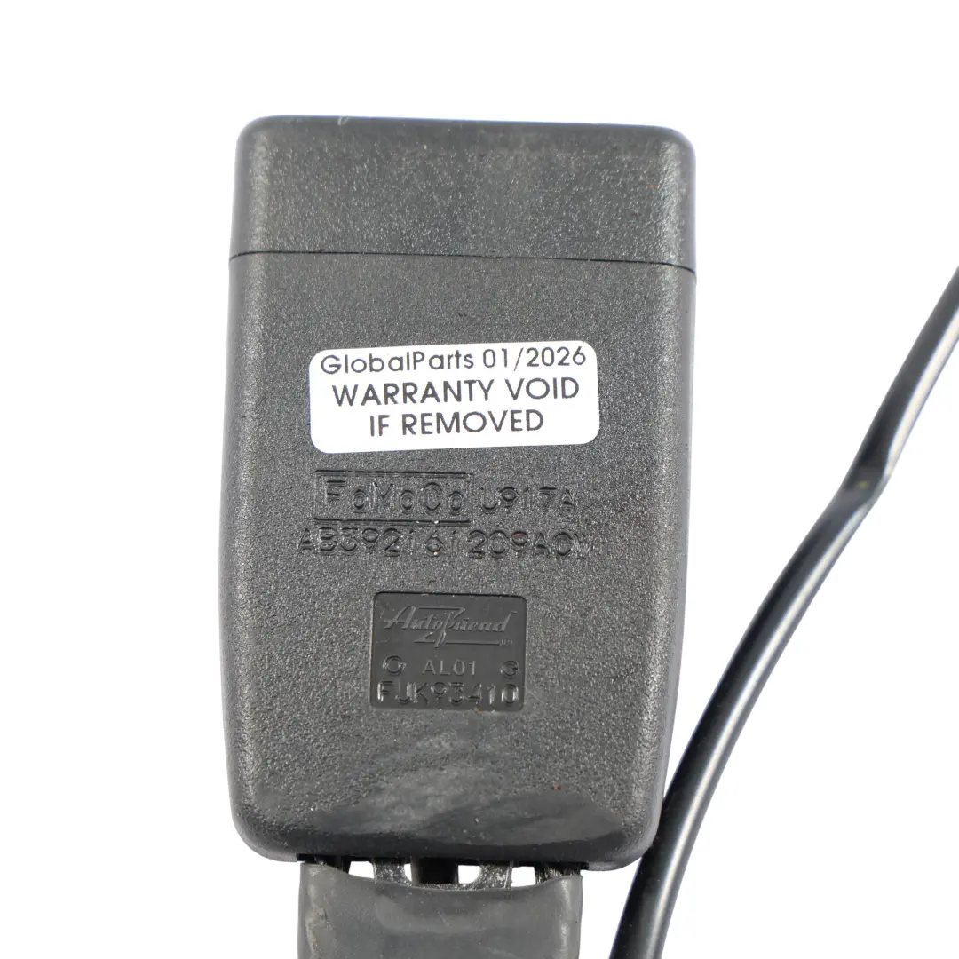 Ford Ranger Wildtrak Mk6 Boucle Ceinture Sécurité Avant Gauche - SKU AB392161209ACW - Numéro de pièce AB392161209ACW