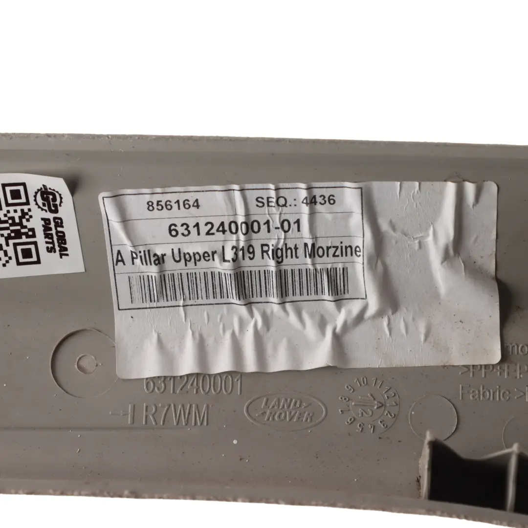 Land Rover Discovery 4 A-Pillar Cover Panel Strip Right O/S Grey - SKU AH22-02504-AAW - Part number AH22-02504-AAW
