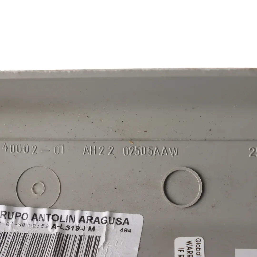 Land Rover Discovery 4 A-Pillar Cover Panel Strip Left N/S Grey - SKU AH22-02505-AAW - Part number AH22-02505-AAW