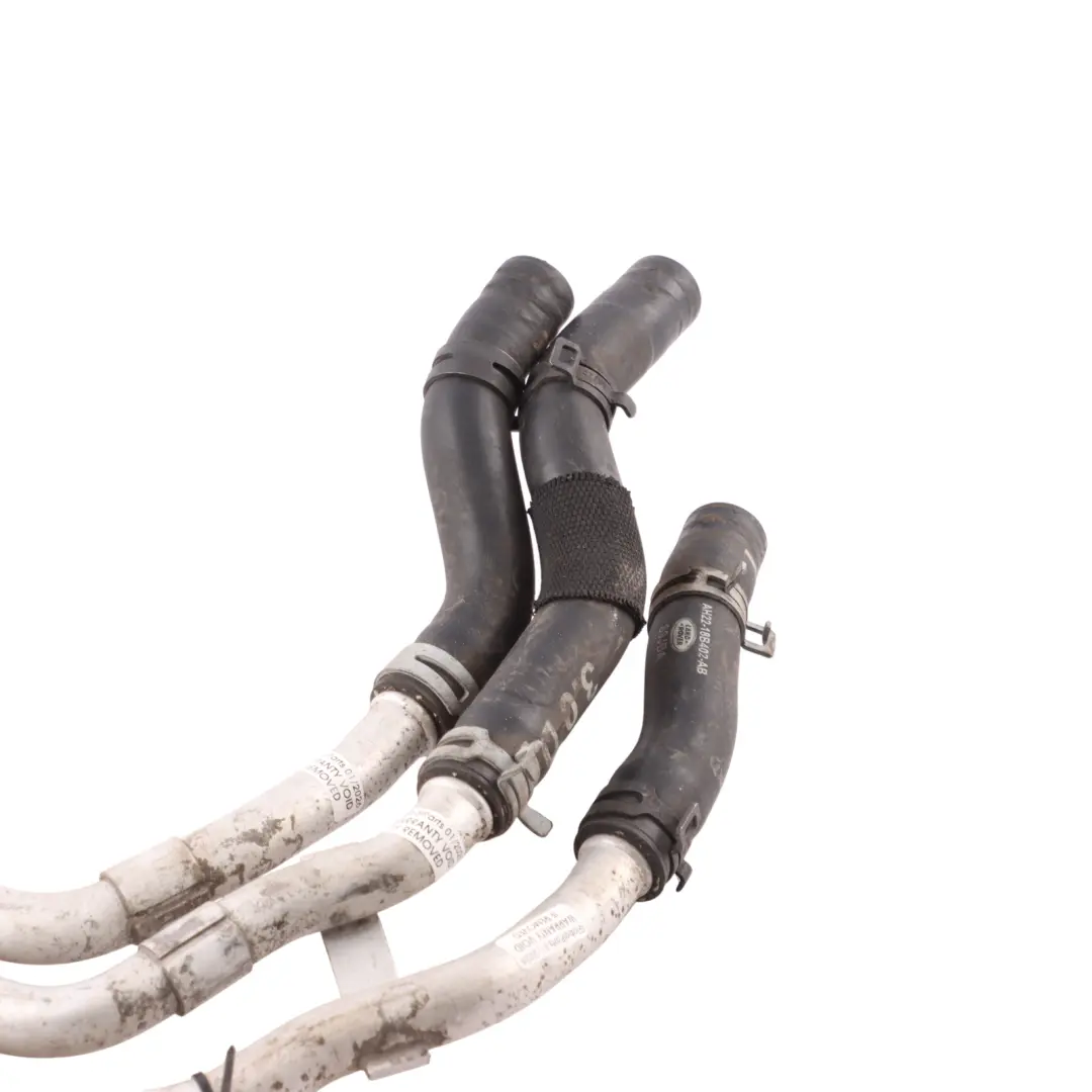 Conjunto Mangueras Refrigerante para Land Rover Discovery 4 L319 con número de pieza AH22-18B402-AB Land Rover Discovery 4 L319 Conjunto Mangueras Refrigerante - SKU AH22-18B402-AB-1 - Número de pieza AH22-18B402-AB