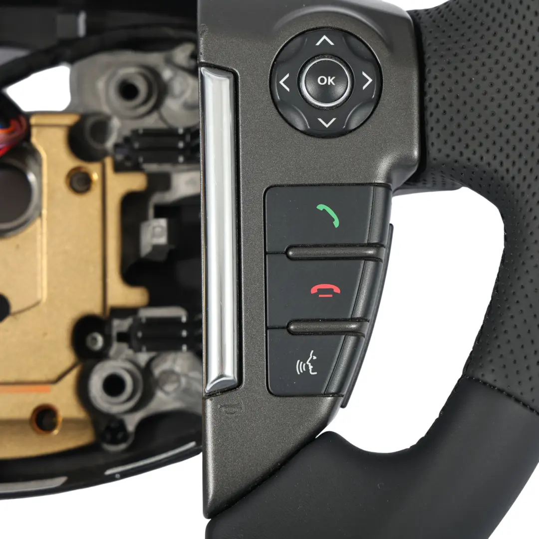 Land Rover Discovery IV L319 Steering Wheel NEW Black Leather - SKU AH22-3600-ED-1 - Part number AH22-3600-ED