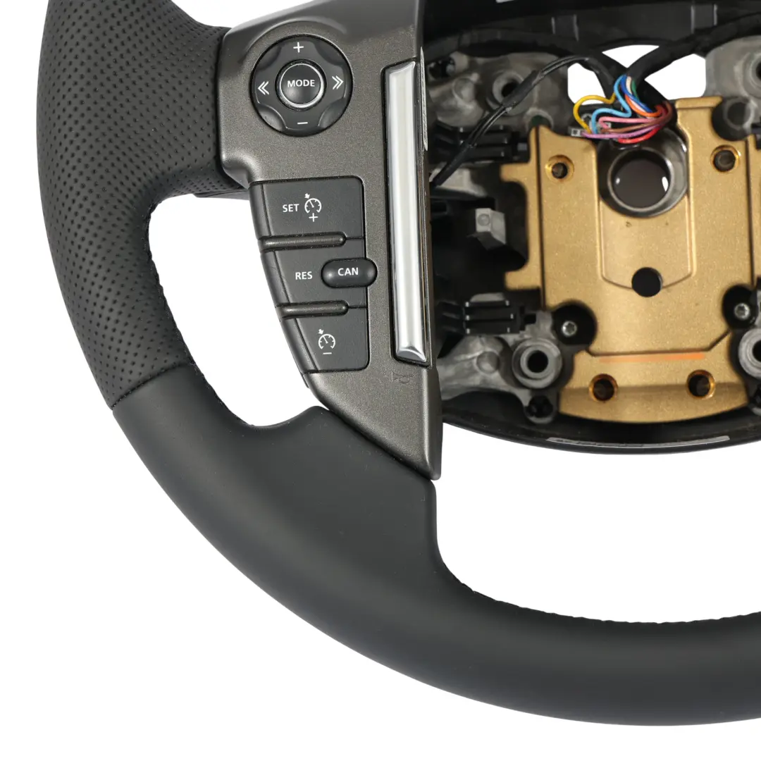 Land Rover Discovery IV L319 Volante NUOVO In Pelle Nera - SKU AH22-3600-ED-1 - Numero di parte AH22-3600-ED