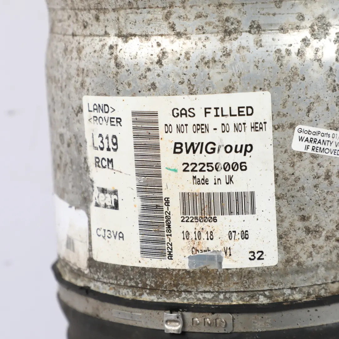 Land Rover L319 Amortyzator Pneumatyczny Lewy Tył AW22-18W002-AA - SKU LR014195 - Numer Części LR014195