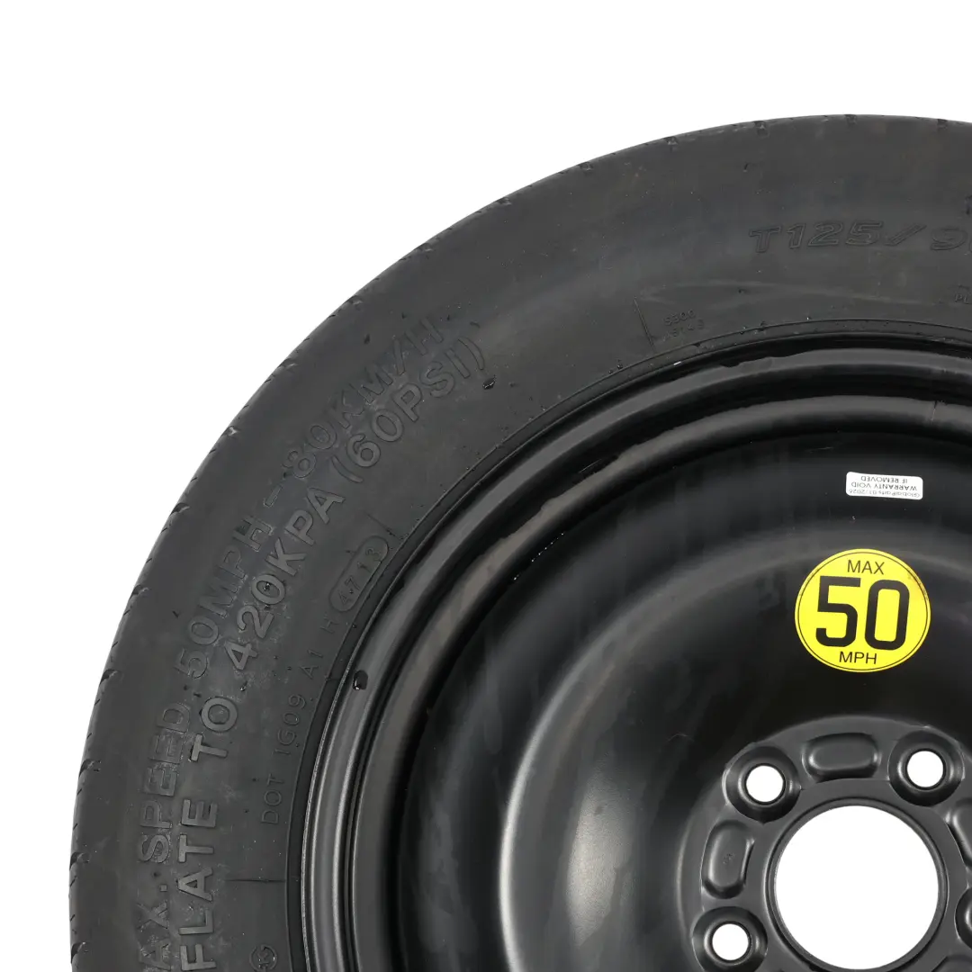 Ford Focus Mk3 Ruota Scorta Acciaio R16 Pneumatico 125/90 Hankook - SKU AM51BA-14041 - Numero di parte AM51BA-14041