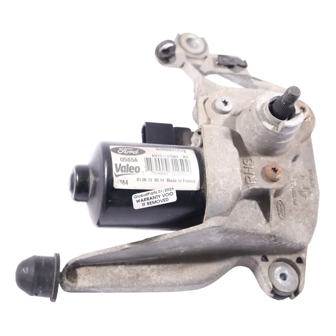 Ford B-Max Moteur'Essuie-Glace Avant Droit Côté Conducteur AV1117504AD - SKU AV11-17504-BD - Numéro de pièce AV11-17504-BD