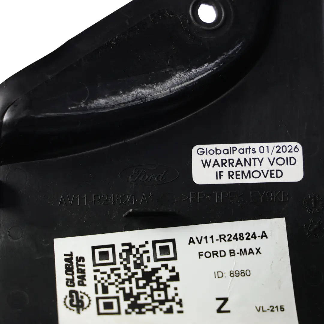 Ford B-Max Interior Panel Puerta Revestimiento Delantero Derecho AV11-R24825-A - SKU AV11-R24824-A - Número de pieza AV11-R24824-A