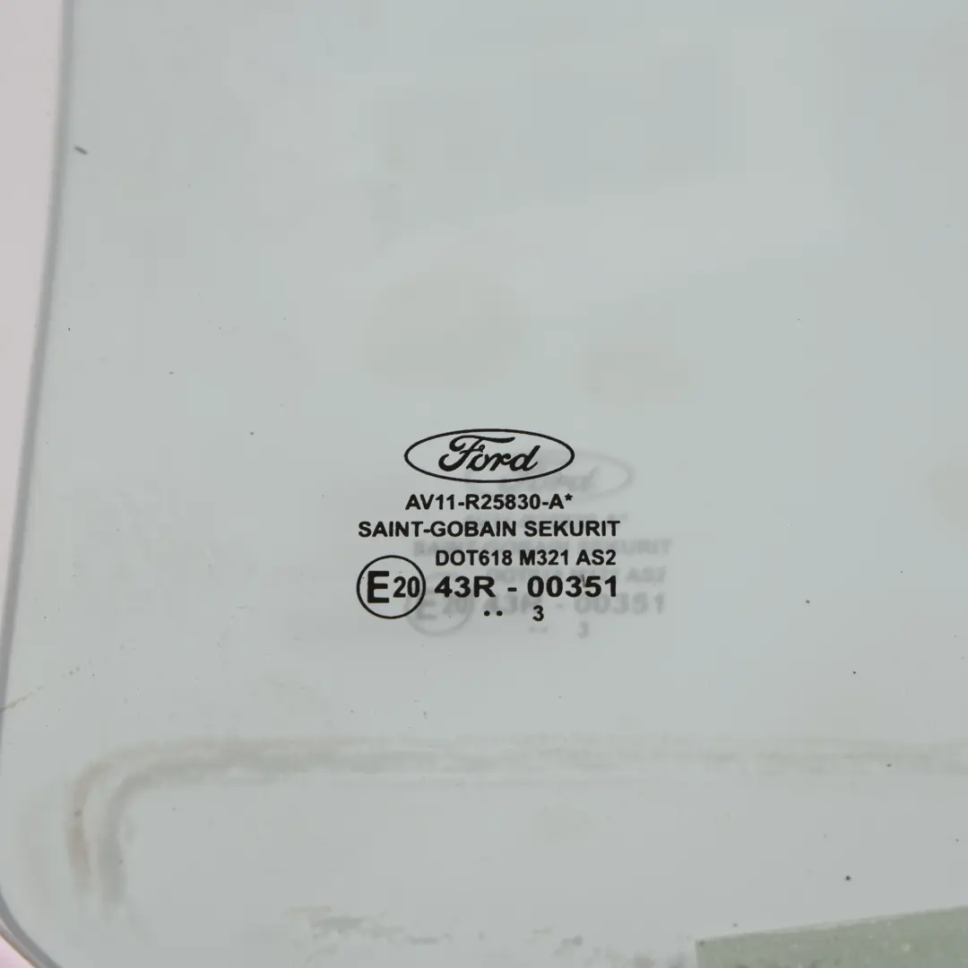 Ford B-Max Tür Viertel Fenster Glas Hinten Rechts AS2 Verglasung - SKU AV11-R25830-AA - Teilenummer AV11-R25830-AA