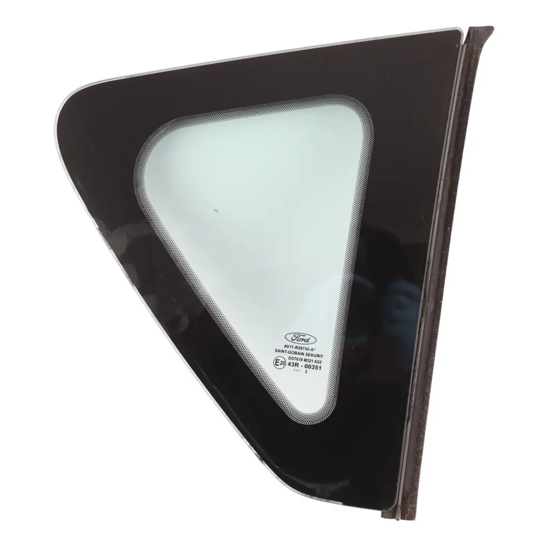 Ford B-Max Quarter Side Window Green Rear Right O/S AS2 - SKU AV11-R29750-AA - Part number AV11-R29750-AA